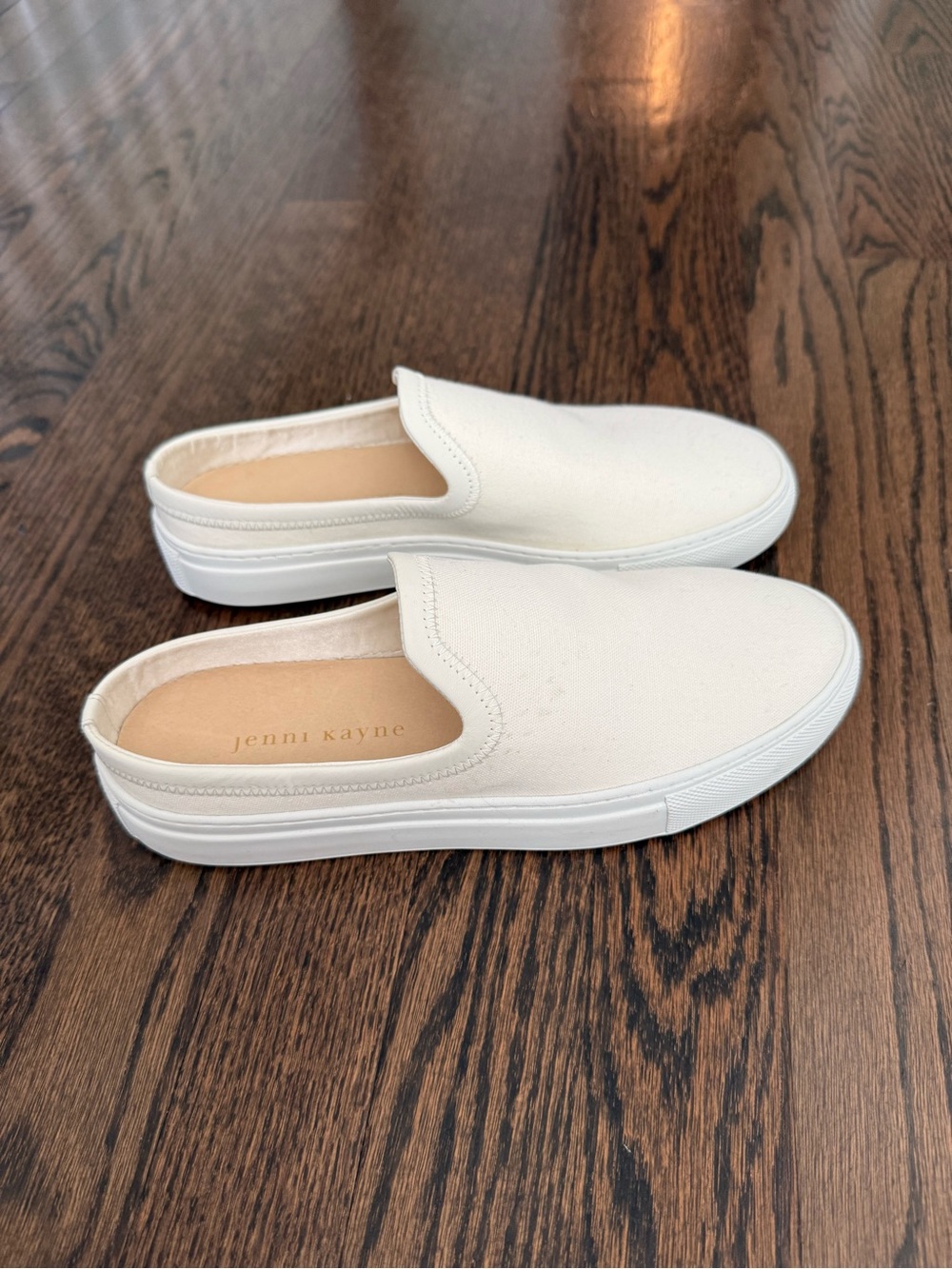Jenni Kayne Slip-On Canvas Slider Sneakers - White NEW - Picture 3 of 6